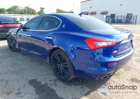 2018 Maserati Ghibli S Q4 Gransport из США, поврежденный, VIN ZAM57YTS8J1290914